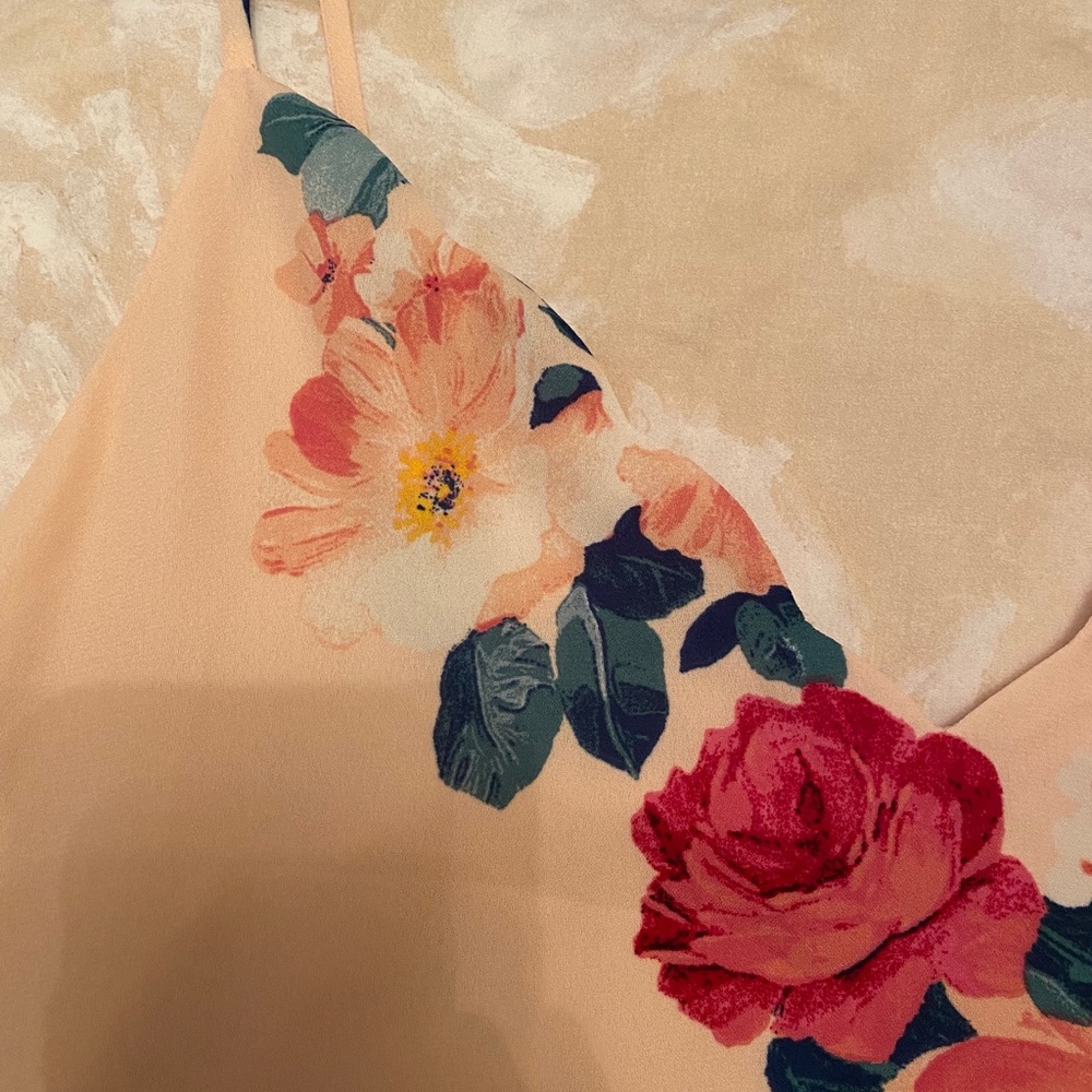 Floral tank top